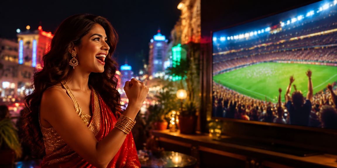 Mobile user placing sports bet in Connaught Place Delhi
