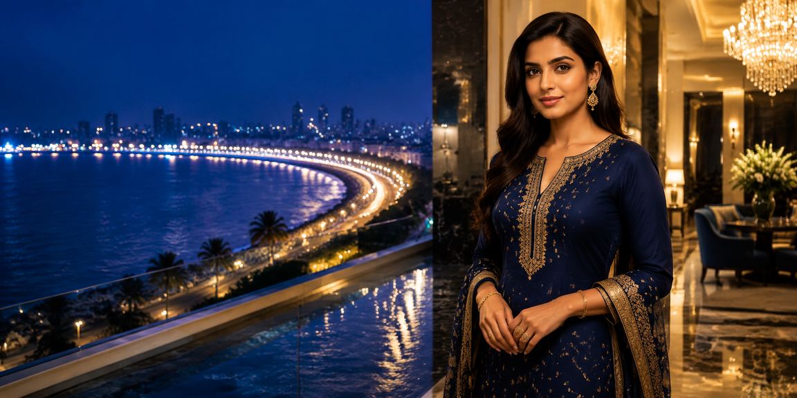 Evening casino entertainment scene at Marine Drive Mumbai